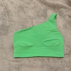 lululemon athletica Green One-Shoulder Sports Bra